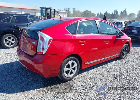 2012 Toyota Prius Four z USA, uszkodzony, nr VIN JTDKN3DU2C5387800